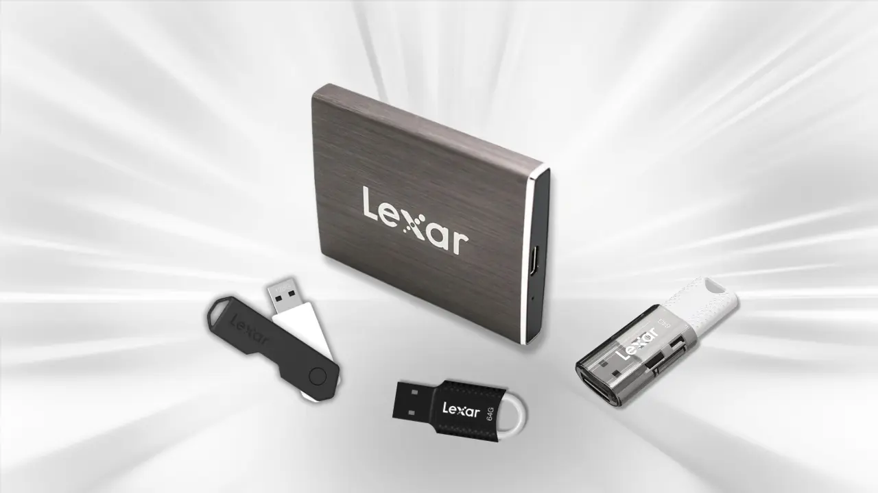 Almacenamiento portátil Lexar SSD y USB