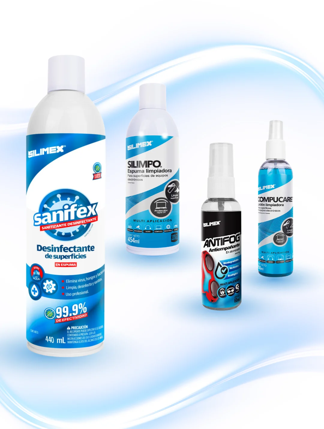 Limpieza para cómputo y electrónica Silimex