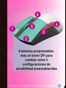 6 botones programables